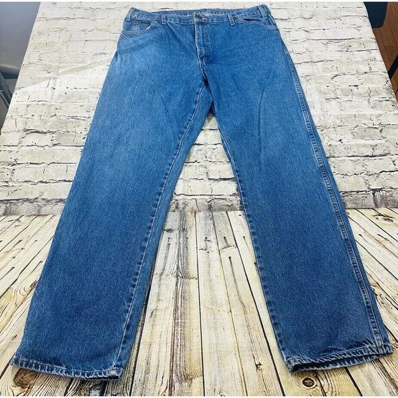 Dickies Jeans Men’s 38x34 Blue Denim Straight Regular Worker Pants - Picture 1 of 10